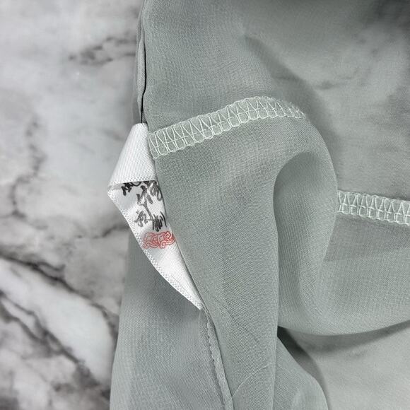 Asian Embroidered Chinese Hanfu Sheer Outer Robe M Cosplay Costume Kimono Jacket - Picture 9 of 16